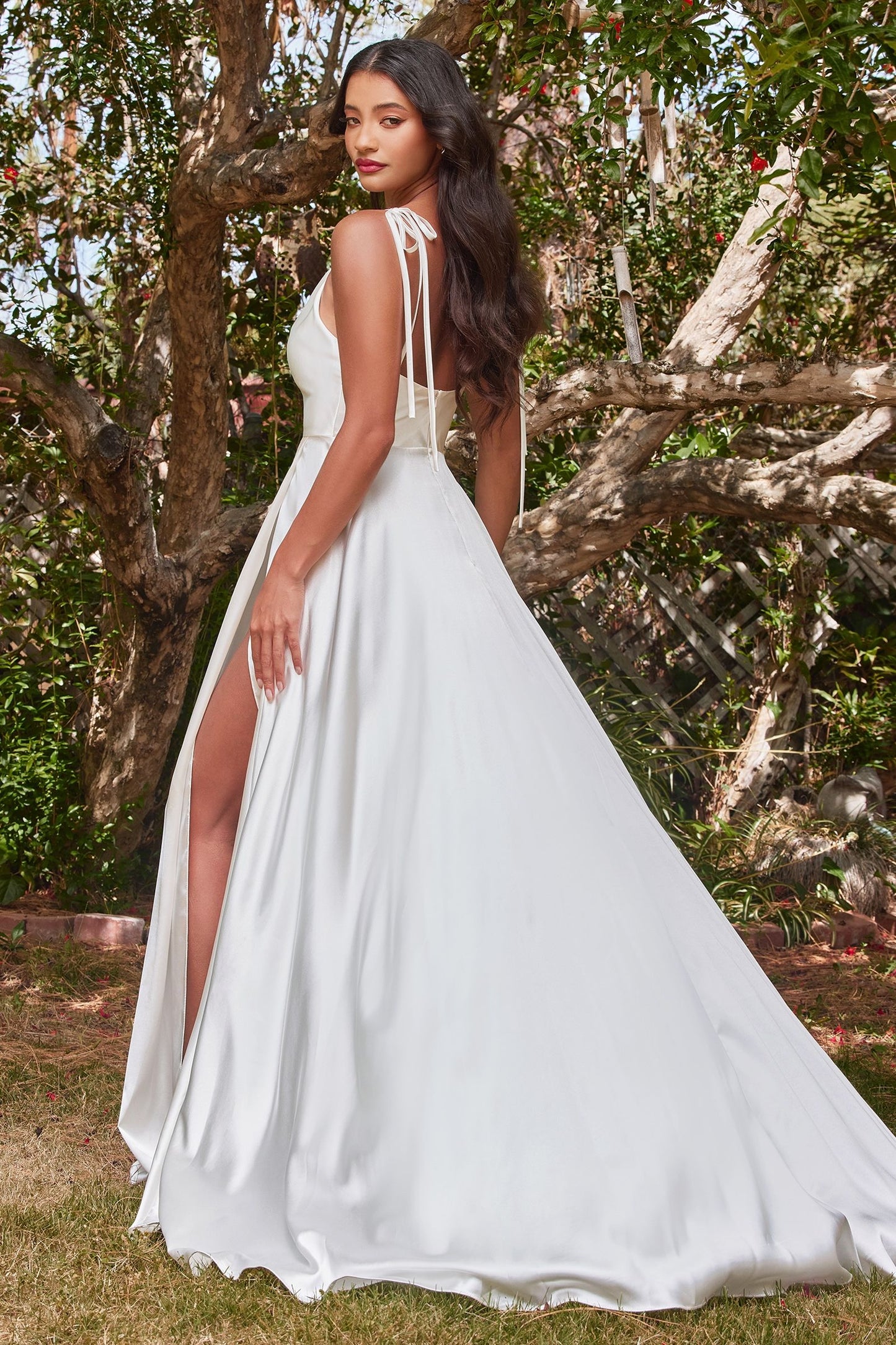 Claire Gown in Bridal White- Rental