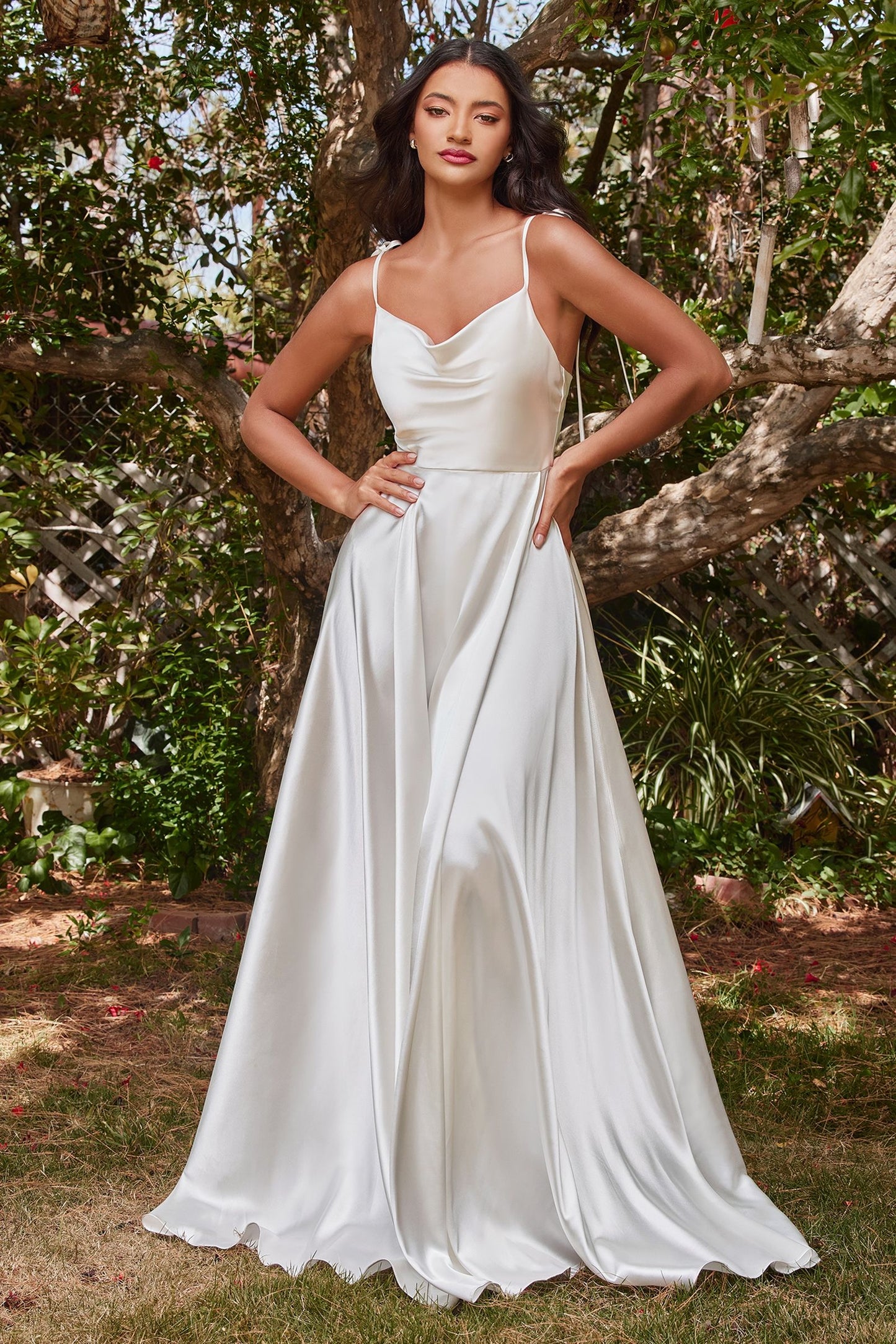 Claire Gown in Bridal White- Rental